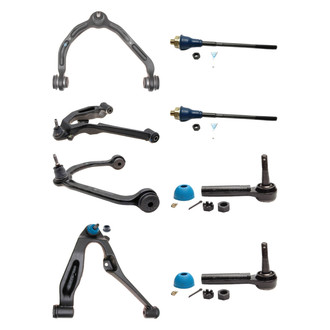 ACDelco® - Professional™ Front Lower and Upper Control Arm with Ball Joint and Tie Rod End Kit