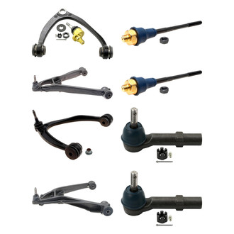 ACDelco® - Professional™ Front Lower and Upper Control Arm with Ball Joint and Tie Rod End Kit