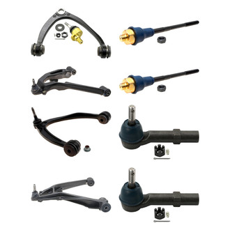 ACDelco® - Professional™ Front Lower and Upper Control Arm with Ball Joint and Tie Rod End Kit