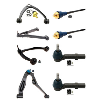 ACDelco® - Professional™ Front Lower and Upper Control Arm with Ball Joint and Tie Rod End Kit