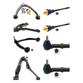 ACDelco® - Professional™ Front Lower and Upper Control Arm with Ball Joint and Tie Rod End Kit
