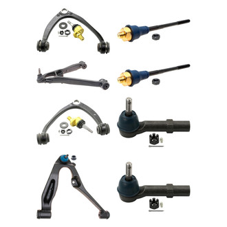 ACDelco® - Professional™ Front Lower and Upper Control Arm with Ball Joint and Tie Rod End Kit