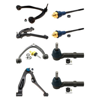 ACDelco® - Professional™ Front Lower and Upper Control Arm with Ball Joint and Tie Rod End Kit