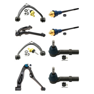 ACDelco® - Professional™ Front Lower and Upper Control Arm with Ball Joint and Tie Rod End Kit