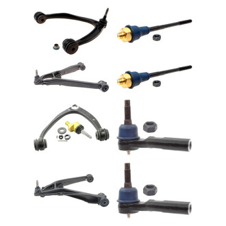 ACDelco® - Professional™ Front Lower and Upper Control Arm with Ball Joint and Tie Rod End Kit