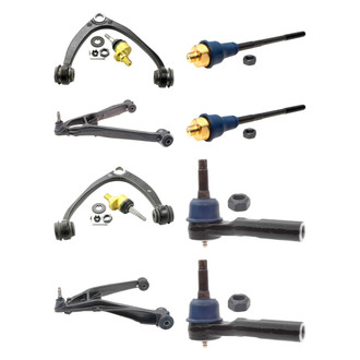 ACDelco® - Professional™ Front Lower and Upper Control Arm with Ball Joint and Tie Rod End Kit