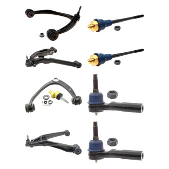ACDelco® - Professional™ Front Lower and Upper Control Arm with Ball Joint and Tie Rod End Kit