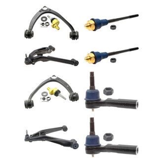 ACDelco® - Professional™ Front Lower and Upper Control Arm with Ball Joint and Tie Rod End Kit