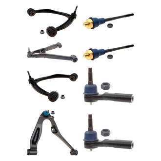 ACDelco® - Professional™ Front Lower and Upper Control Arm with Ball Joint and Tie Rod End Kit