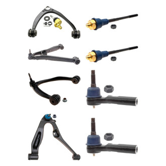 ACDelco® - Professional™ Front Lower and Upper Control Arm with Ball Joint and Tie Rod End Kit