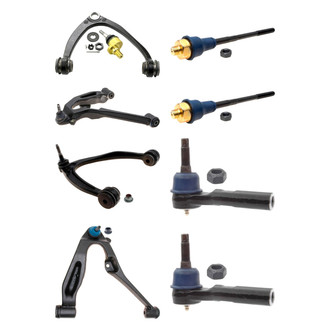 ACDelco® - Professional™ Front Lower and Upper Control Arm with Ball Joint and Tie Rod End Kit