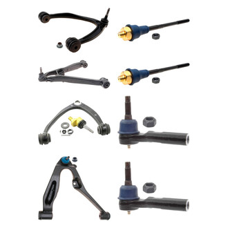ACDelco® - Professional™ Front Lower and Upper Control Arm with Ball Joint and Tie Rod End Kit