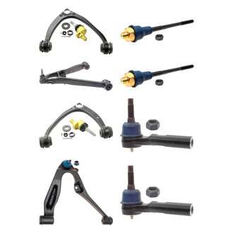 ACDelco® - Professional™ Front Lower and Upper Control Arm with Ball Joint and Tie Rod End Kit