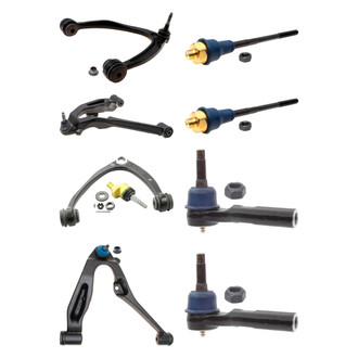 ACDelco® - Professional™ Front Lower and Upper Control Arm with Ball Joint and Tie Rod End Kit