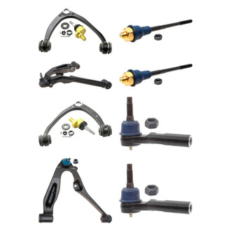 ACDelco® - Professional™ Front Lower and Upper Control Arm with Ball Joint and Tie Rod End Kit