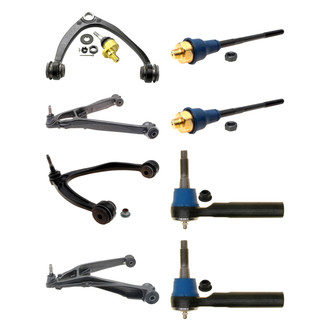 ACDelco® - Professional™ Front Lower and Upper Control Arm with Ball Joint and Tie Rod End Kit