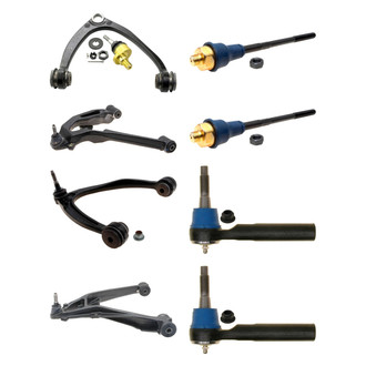 ACDelco® - Professional™ Front Lower and Upper Control Arm with Ball Joint and Tie Rod End Kit