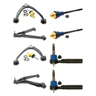 ACDelco® - Professional™ Front Lower and Upper Control Arm with Ball Joint and Tie Rod End Kit