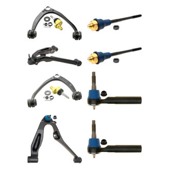 ACDelco® - Professional™ Front Lower and Upper Control Arm with Ball Joint and Tie Rod End Kit
