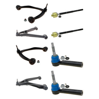ACDelco® - Professional™ Front Lower and Upper Control Arm with Ball Joint and Tie Rod End Kit