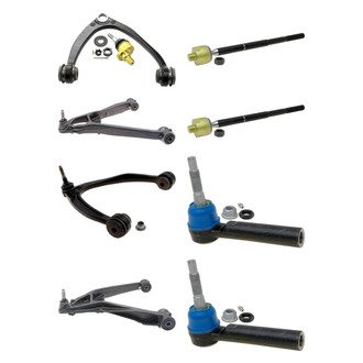 ACDelco® - Professional™ Front Lower and Upper Control Arm with Ball Joint and Tie Rod End Kit