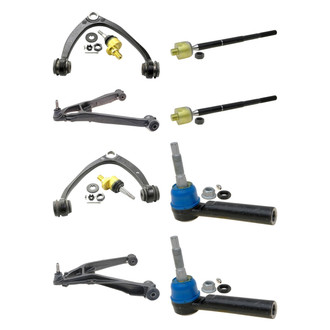 ACDelco® - Professional™ Front Lower and Upper Control Arm with Ball Joint and Tie Rod End Kit