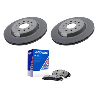ACDelco® - GM Genuine Parts™ Plain Rear Brake Kit with Semi-Metallic Pads