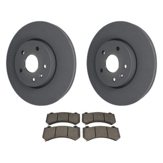 ACDelco® - GM Genuine Parts™ Plain Front Brake Kit with Semi-Metallic Pads