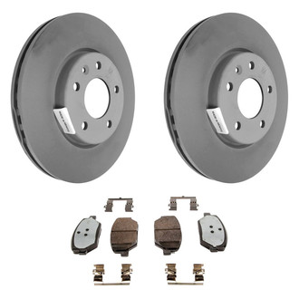 ACDelco® - GM Genuine Parts™ Plain Brake Kit with Semi-Metallic Pads