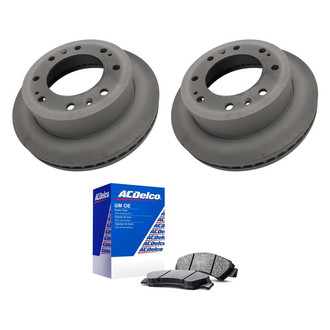 ACDelco® - GM Genuine Parts™ Plain Brake Kit with Semi-Metallic Pads