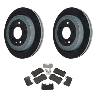 ACDelco® - GM Genuine Parts™ Plain Rear Brake Kit with Semi-Metallic Pads