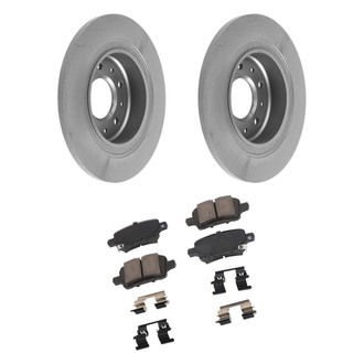 ACDelco® - GM Genuine Parts™ Plain Rear Brake Kit with Semi-Metallic Pads