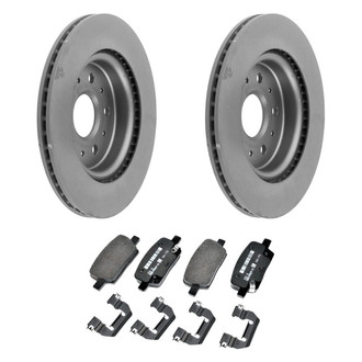 ACDelco® - GM Genuine Parts™ Plain Rear Brake Kit with Semi-Metallic Pads