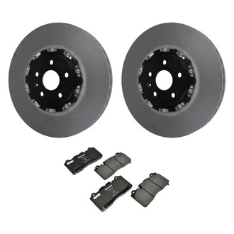 ACDelco® - GM Genuine Parts™ 1-Piece Plain Brake Kit with Semi-Metallic Brake Pads