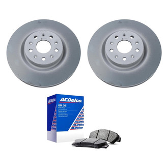 ACDelco® - GM Genuine Parts™ Plain Front Brake Kit with Semi-Metallic Pads