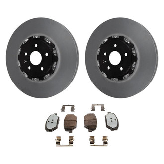 ACDelco® - GM Genuine Parts™ Plain Front Brake Kit with Semi-Metallic Pads