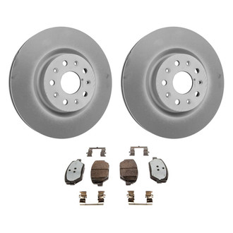 ACDelco® - GM Genuine Parts™ Plain Front Brake Kit with Semi-Metallic Pads