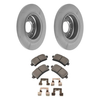 ACDelco® - GM Genuine Parts™ Plain Rear Brake Kit with Semi-Metallic Pads