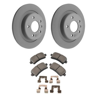 ACDelco® - GM Genuine Parts™ Plain Rear Brake Kit with Semi-Metallic Pads