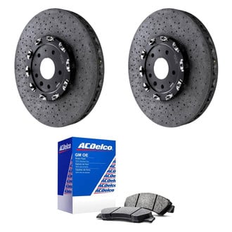 ACDelco® - GM Genuine Parts™ Plain Front Brake Kit with Semi-Metallic Pads