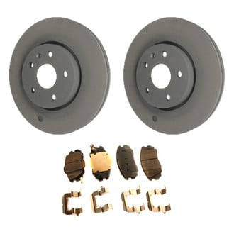 ACDelco® - GM Genuine Parts™ Plain Front Brake Kit with Ceramic Pads