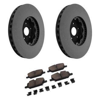 ACDelco® - GM Genuine Parts™ Plain Front Brake Kit with Semi-Metallic Pads