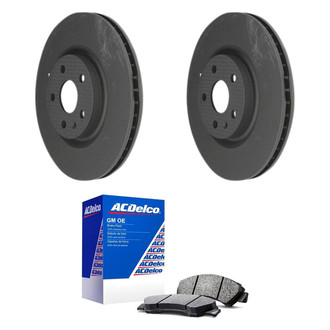ACDelco® - GM Genuine Parts™ 1-Piece Plain Brake Kit with Organic Brake Pads