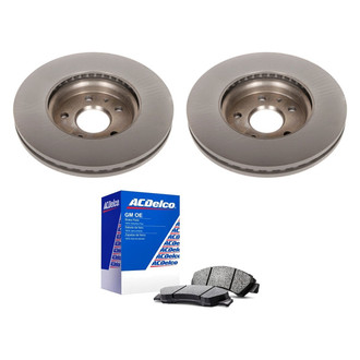 ACDelco® - GM Genuine Parts™ 1-Piece Plain Brake Kit with Ceramic Brake Pads