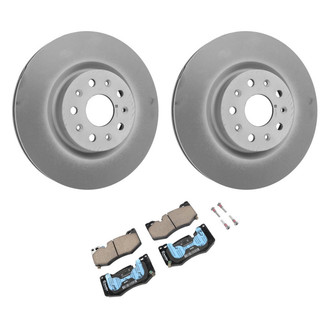 ACDelco® - GM Genuine Parts™ Plain Front Brake Kit with Semi-Metallic Pads