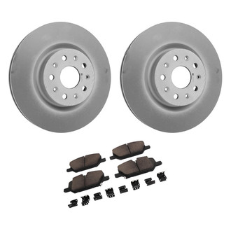 ACDelco® - GM Genuine Parts™ Plain Front Brake Kit with Semi-Metallic Pads