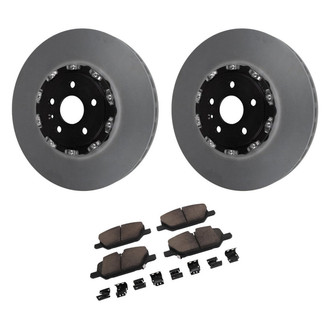 ACDelco® - GM Genuine Parts™ Plain Front Brake Kit with Semi-Metallic Pads