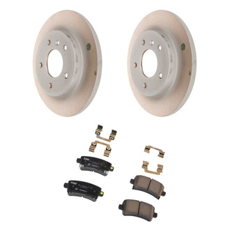 ACDelco® - GM Genuine Parts™ Plain Rear Brake Kit with Semi-Metallic Pads