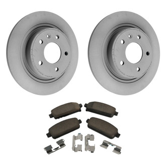 ACDelco® - GM Genuine Parts™ Plain Rear Brake Kit with Semi-Metallic Pads