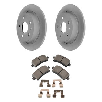 ACDelco® - GM Genuine Parts™ Plain Rear Brake Kit with Semi-Metallic Pads